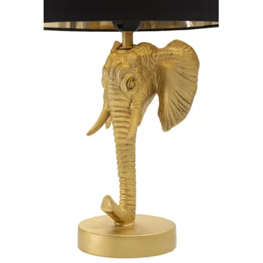 LAMPA STOŁOWA SŁOŃ 25X43 cm